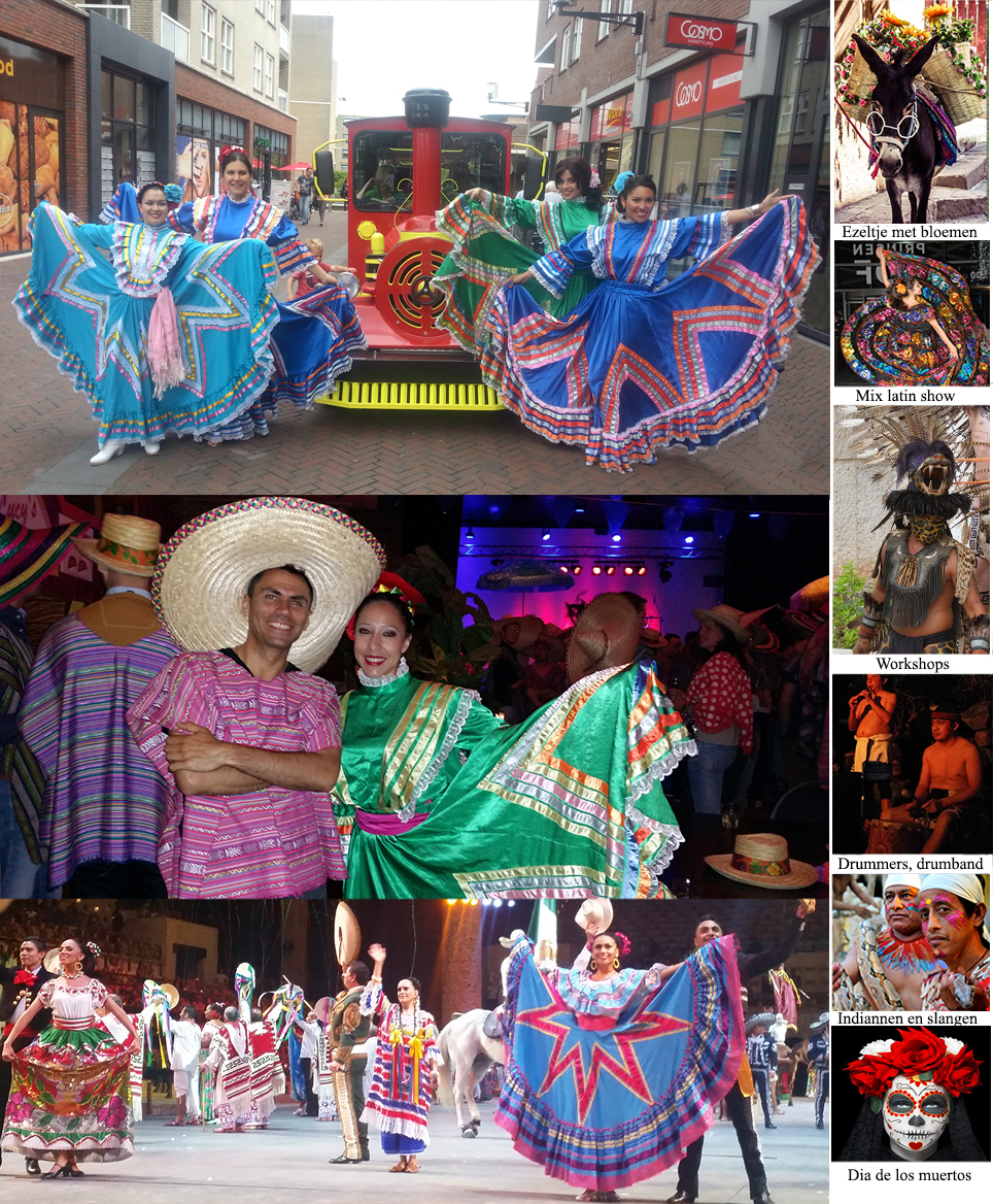 Mexicaanse muziek en een dansshow